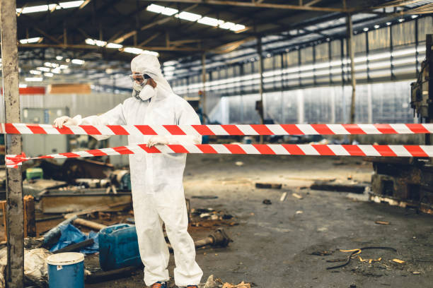 Professional Drug Lab Cleanup technician working in Alexandria, OH